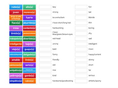 Descriptive Adjectives