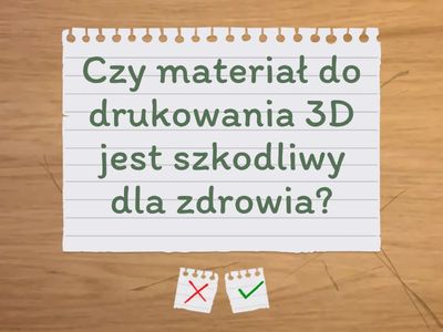 Pytania o druku 3D.