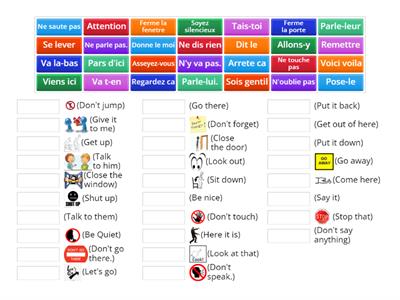 Command en francais