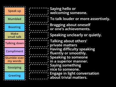 Upper Intermediate Unit 1 Vocabulary 