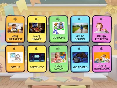 MY DAY VOCABULARY OU4 U2 L1