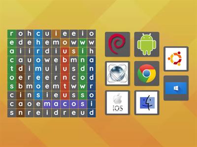 Operációs rendszer szókereső