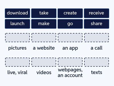 SO B1 (3rd ed) Unit 4B. Technology collocations