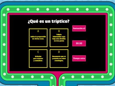 TRIPTICO 5º