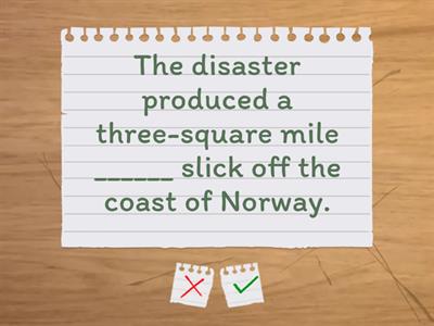 B1-B2 Environment vocabulary