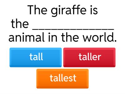 B09 Superlatives and comparatives