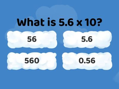 Multiplying and Dividing by 10 or 100