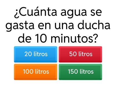 Trivia: ¿Sabes cuidar el agua?
