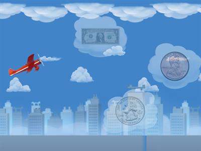 Coin Values Airplane Game