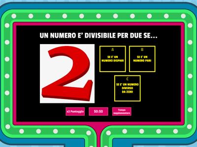 CRITERI DI DIVISIBILITA' (COLOMBO-PUCCI)