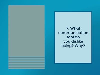 Discussion - communication 