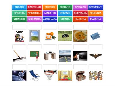 Riconosci i suoni difficili scr, spr, str,