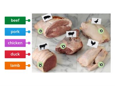 New English File 4th edition Intermediate 1A Vocabulary Meat