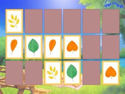 Меморі-гра "Листочки"