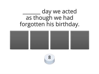 Pronouns. Местоимения. Готовимся к ЦТ 3.