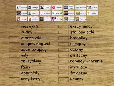 English Class B1 Unit 1.1 (Adjectives of opinion)