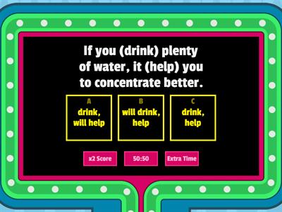 First Conditional unless if 