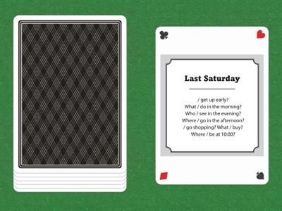 Simple past question time