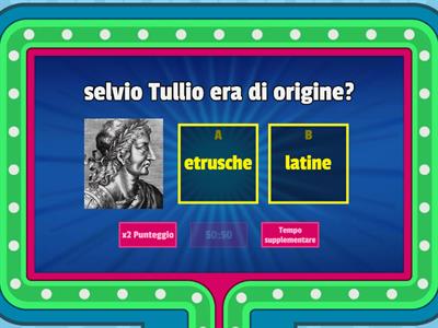 servio tullio attività 5 elementare