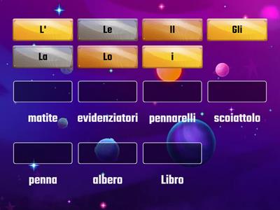 Articoli determinativi - Definite Articles