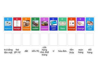 HỌC TỪ VỰNG SHOPPING - CHI NHÂN