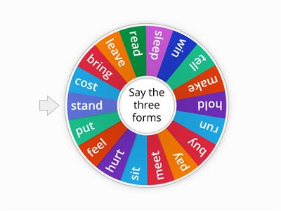 Irregular verbs