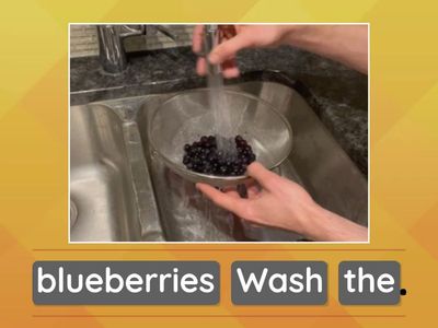 Fruit Salad Action Sentences