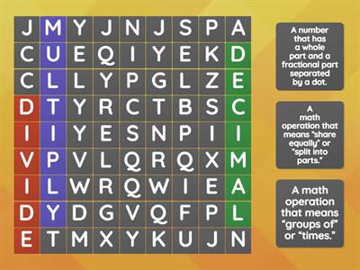 Multiplying and dividing decimals