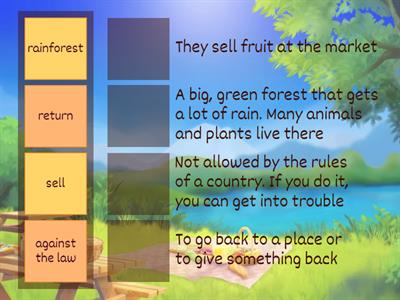 Match the expressions with their definitions