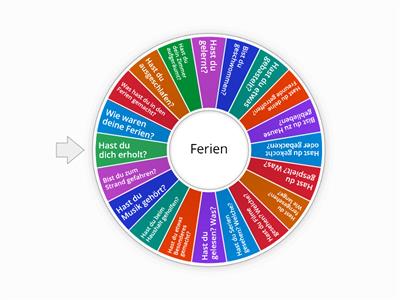 Ferien - Unterrichtsmaterialien