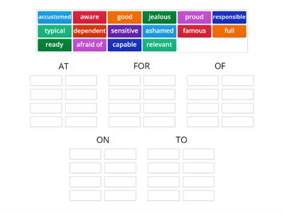 FCE Adjective+Preposition