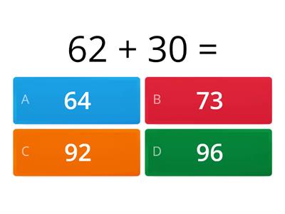 100以内的加法 Addition within 100