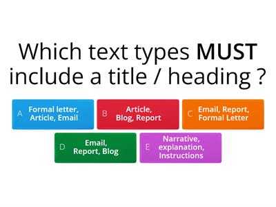 Writing exam L1 / L2 - City & Guilds Functional Skills