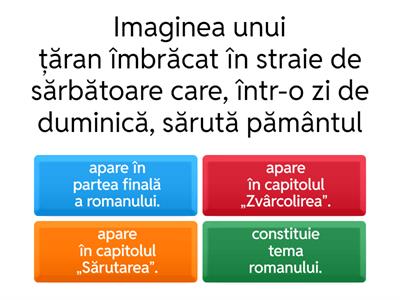 „Ion” de Liviu Rebreanu - Activitate diferențiată