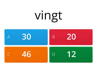 les nombres 10-60