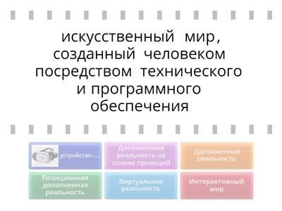 Виртуальная и дополненная реальность 11 класс