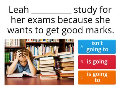 Going to: future plans and arrangements