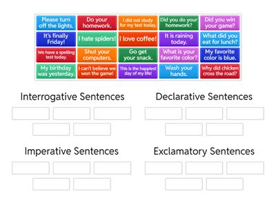 Simple Sentence Sort
