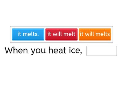 Zero Conditional and First Conditional