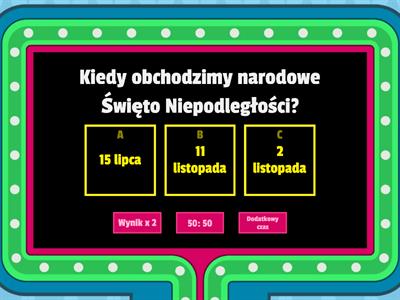  Dzień Niepodległości-Teleturniej dla każdego