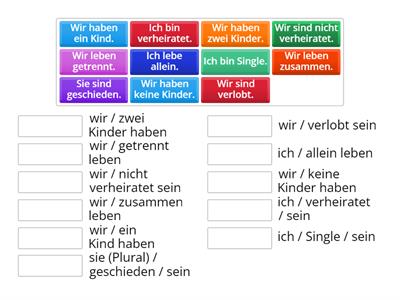  Momente A1.1 [Lektion 2] [Grammatik] Ich bin verheiratet