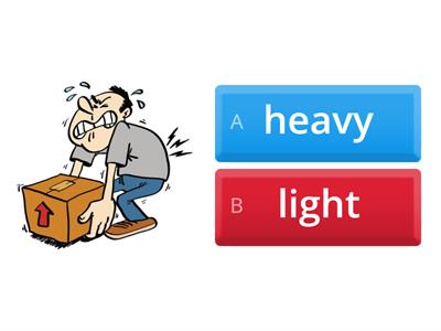 Weight: comparatives and units