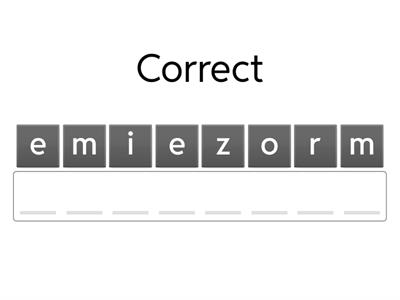  IZE Anagram