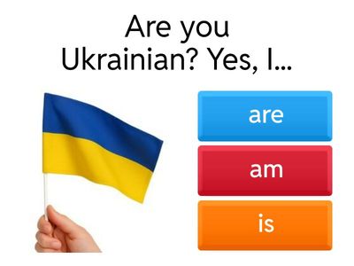 Present Simple of the verb  ‘to be’. Short answers.