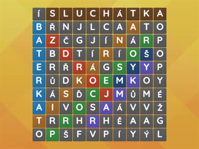 Hledání slov - hardware