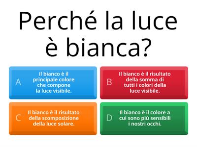 Test "Luce e i colori"