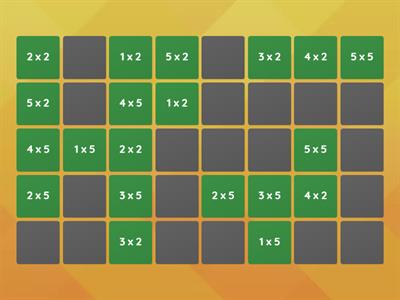 Multiples of 2 and 5