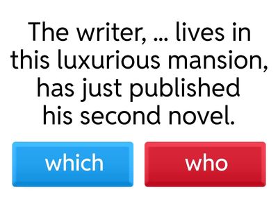  Non-defining relative clauses