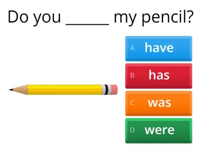 have, has, am, is, are, was, were