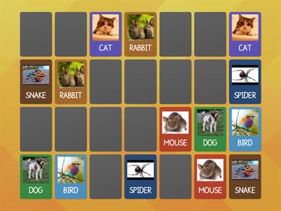 Animals Memory Game